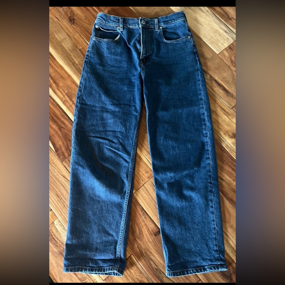 Vintage indigo way high jeans.